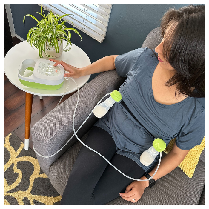 Bellis Milchpumpe Anwendung 2